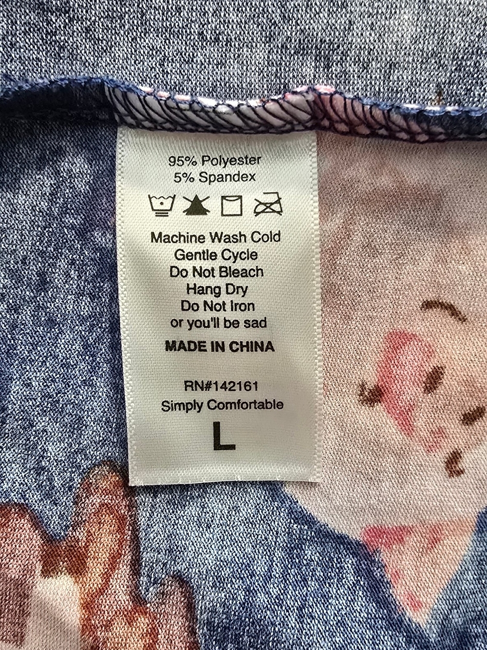 LuLaRoe Randy Flying Pig Baseball Tee NWT L - Picture 7 of 11